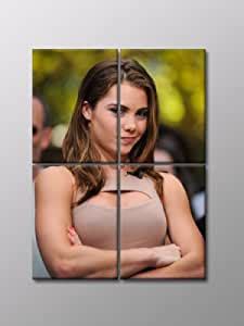 Gamer games room ps4 xbox quote wall art stickers decals vinyl home decor uk*. Amazon.com: 4HJ3844 McKayla Maroney Hot Gymnast Sport 32x24 SECTIONAL CANVAS FRAMED Reprint ...