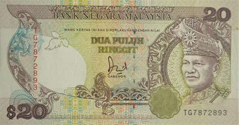 Analyze historical currency charts or live us dollar / us dollar rates and get free rate alerts directly to your email. Galeri Sha Banknote: DUIT RM 20 1982-2012