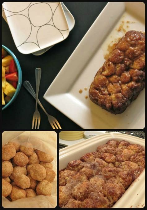 Just make regular monkey bread without bananas or chocolate and just add caramel. Monkey Bread With 1 Can Of Biscuits : mini monkey bread ...