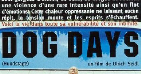 100 days is a 2001 drama film directed by nick hughes and produced by hughes and eric kabera. Dog Days (2002), un film de Ulrich Seidl | Premiere.fr ...