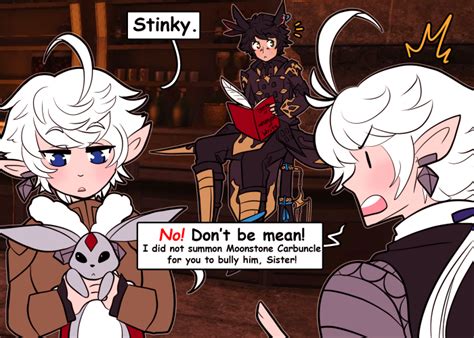 Wol meeting alisaie again for the coils of bahamut after not seeing her since the grand company speeches: miqo'te warrior of light | Tumblr