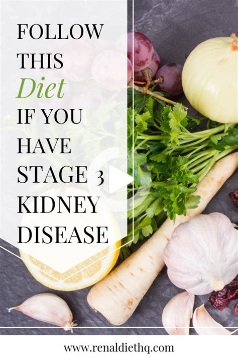 Acute renal failure for example may be brought about by problems affecting the flow of blood to the kidneys (including dehydration, heart failure etc.), problems or diseases of the kidneys (including damage to. The Importance of Diet for Stage 3 Kidney Disease | Kidney disease diet recipes, Stage 3 kidney ...