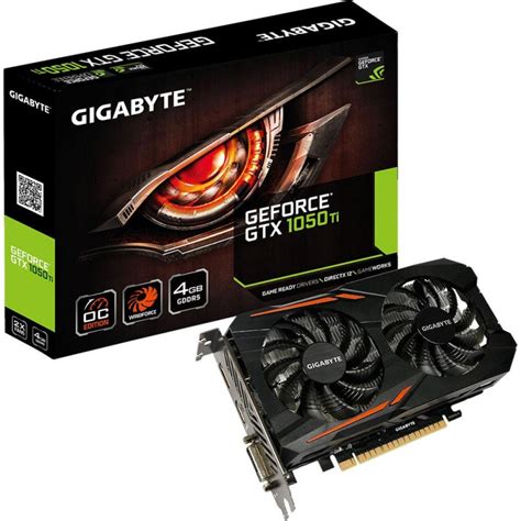 Сравнить цены и купить msi gtx 1050 ti 4gt oc. Gigabyte GeForce GTX 1050 Ti OC 4GB DDR5 Graphics Card
