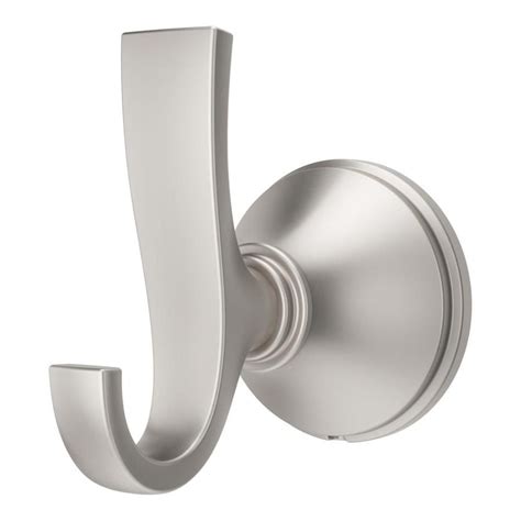 Robe & towel hooks (936). Pfister Auden 2-Hook Spot Defense Brushed Nickel Towel ...