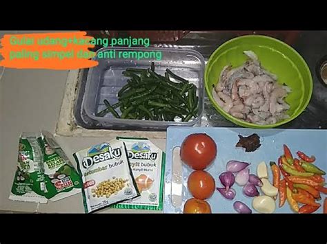 Resep gulai cincang daging padang ini disajikan penikmat masakan padang. Resep Gulai Udang Kacang Panjang Padang - Santapan Senjaku