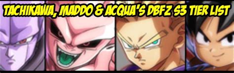 Check spelling or type a new query. Update: Tachikawa, Acqua and Maddo fuse together to create their Dragon Ball FighterZ Season 3 ...