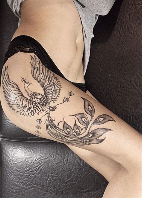 The gorgeous phoenix tattoos are created in different colors and positions to fit the wearer's little red bird formed as a phoenix. Pin on Bird Tattoos for Women