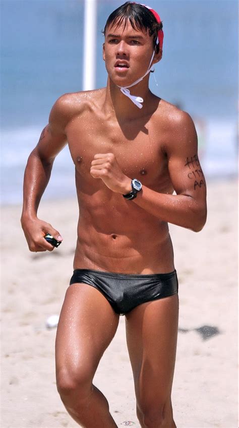 All the sports are presented: Just A Cute Guy In A Tiny Speedo...