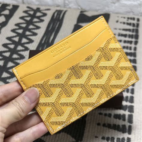 Check spelling or type a new query. Goyard card holder yellow (With images) | Goyard card holder, Goyard