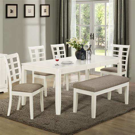 Triangle table from homemakers small kitchen sets. Lighten Up Dinner Time With These 15 White Dining Room Tables