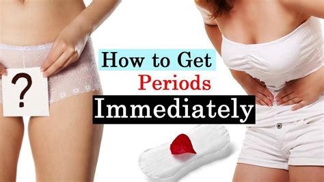 It has two substances in it to increase the uterine contractions, apiol and myristicin, results in the menses faster than the expected date. How To Get Periods Immediately In One Day? - Scoopify