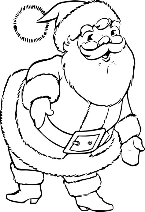 Découvrez des coloriages gratuits reprenant tous les éléments incontournables de noël : Coloriage Papa Noel à imprimer sur COLORIAGES .info