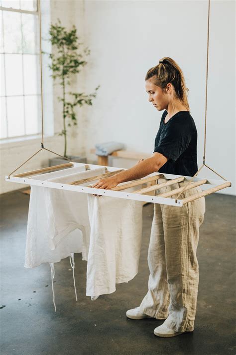 Vintage suspended ceiling clothes drying rack | sheila maid clothes dryer. Hanging Laundry Drying Rack Sheila Maid Laundry Hanging ...