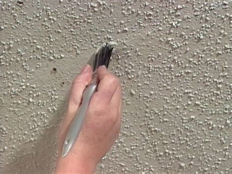 Popcorn ceiling is a type of ceiling treatment, typically sprayed on, that was popular during the platinum sand construction always checks for these substances before performing a job and takes. How to Repair a Textured Ceiling | how-tos | DIY