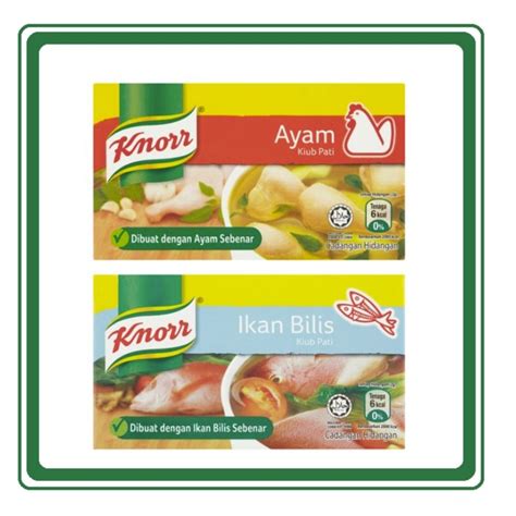 Kukus ayam selama 30 minit. Knorr Seasoning Chicken Cubes 2 / 6 Cubes Kiub Pati Ayam ...