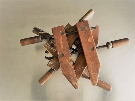 Maybe you would like to learn more about one of these? Three Vintage Adjustable Parallel Wood Clamps - Cincinnati ...