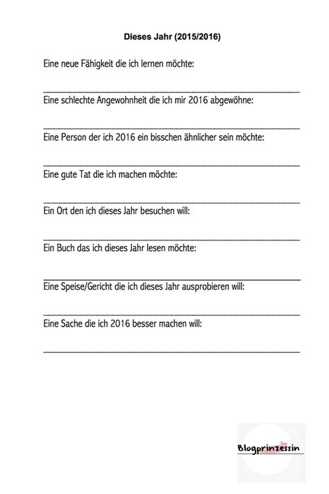 Maybe you would like to learn more about one of these? Gute Vorsätze Fragebogen für 2016 | Bullet, Filofax and ...