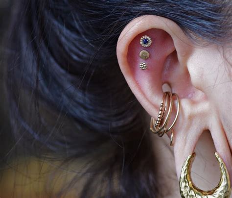 How to stretch your ears | ear stretching methods. Check out this stunning trio of new flat piercings ...