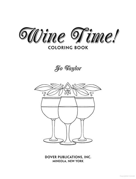 Get it as soon as tue, jun 15. Creative Haven Wine Time! Coloring Book in 2020 | Coloring ...