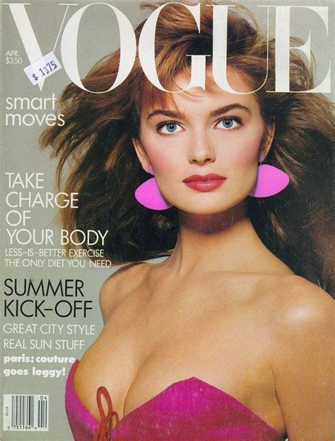 Paulina porizkova looks more youthful than ever on this month's vogue cover, but what did here are 12 young photos of her. Vogue US April 1987 - Paulina Porizkova | Paulina ...