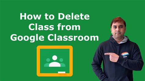 Click on remove to the right of the student's name. How to Delete a Class from Google Classroom - YouTube