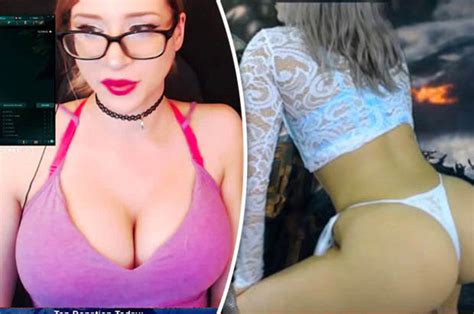 Busty real redhead interviewed and. Sexy gamer babes risk getting BANNED from Twitch for X ...