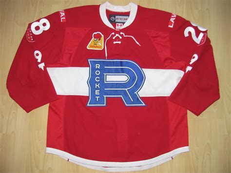 Compte officiel du club de hockey rocket de laval / official account of the laval rocket; Laval Rocket 2017 - 2018 inaugural Season Game Worn Jersey ...