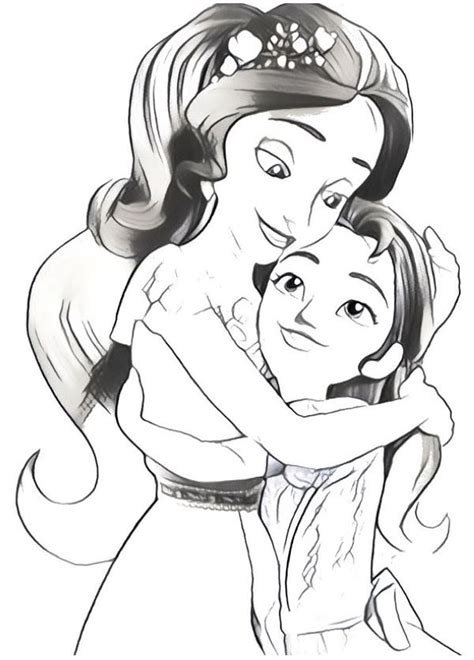 Elena of avalor coloring pages printable kids coloring page elena of avalor | Coloring for kids ...