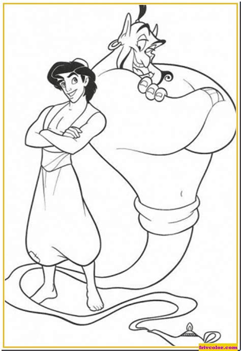 Maybe you would like to learn more about one of these? Genie From Aladdin Coloring Pages | Coloring Page Blog
