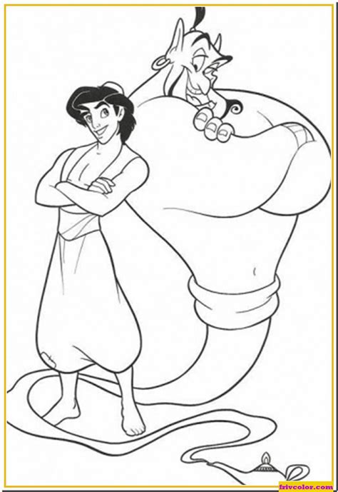 Maybe you would like to learn more about one of these? Genie From Aladdin Coloring Pages | Coloring Page Blog