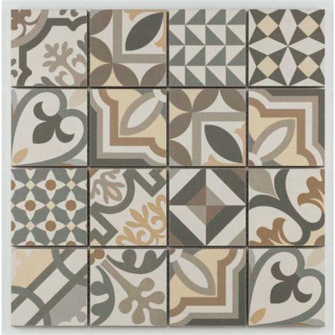 Maybe you would like to learn more about one of these? Mosaïque style imitation de ciment taile 8x8 cm sur trame 30x30- Carrelage mosaïque - As de carreaux