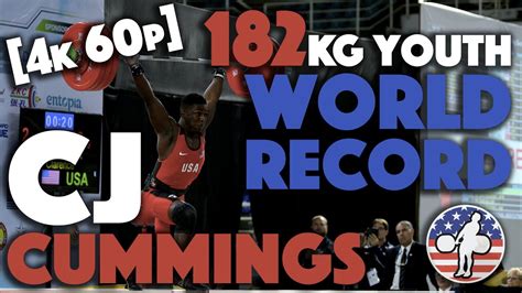 2017 weightlifting world championships in anaheim california. CJ Cummings Breaks His Own Youth Clean and Jerk World ...