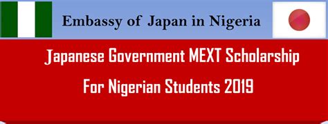 Mext scholarship is distributed in seven categories as per the requirements of the indian student. Japanese Government MEXT Scholarship For Nigerian Students ...