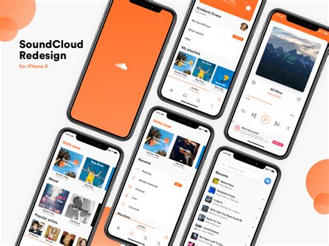 Learn to reduce file size. SoundCloud iOS Concept Sketch freebie - Download free ...