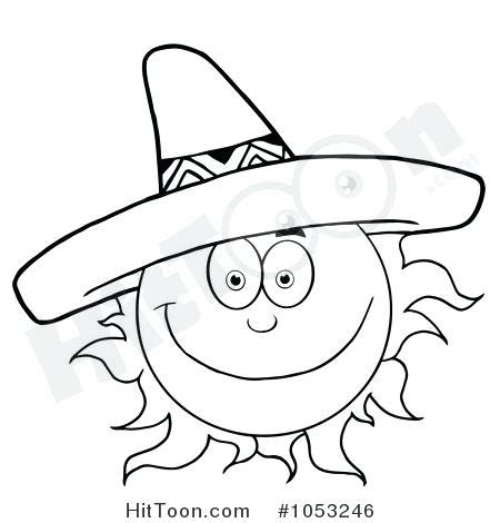 The pdf prints best on standard 8.5 x 11 paper. Sombrero Coloring Page at GetColorings.com | Free ...