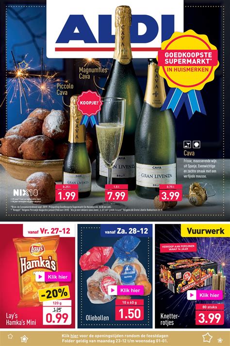 Specialbuys are the unique and exciting great value products you find online at aldi and in store. Aldi Actuele folder 23.12 - 01.01.2020 - wekelijkse-folders.nl