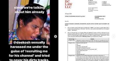 Darryl ian koshy (born 2 november 1988), better known by his stage name dee kosh, is a singaporean youtuber, radio and internet personality, actor, and singer. DEE KOSH PLACED ON LEAVE AFTER ALLEGED SCANDAL WITH YOUNG BOYS