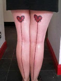 Explore the various pages of our site and you will learn a lot of interesting. Stocking tattoo with seam line | Tattoos | Pinterest ...