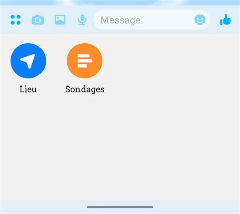 Comment créer un sondage sur Messenger