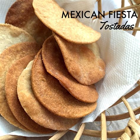 When feeling extravagant, sear or bake corn tortillas in a generous splash of vegetable oil until they become crispy and perfect for your favorite tostada toppings. Homemade Multigrain Tostada Shells | Recipe | Tostadas ...