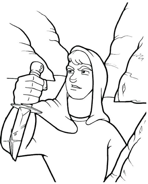 Toddler david and goliath coloring page. King Saul Coloring Page at GetColorings.com | Free ...