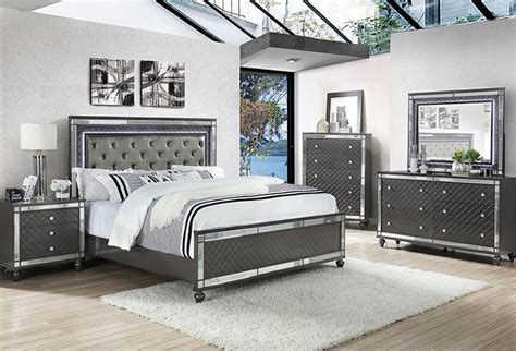 King $198 queen $138 full $128 twin. Buy Refino Grey 5 PC Queen Bedroom Set - Part# | Badcock ...