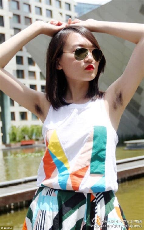 #unicorn armpit hair is now a trend! Chinese women flood social media with hairy underarm ...