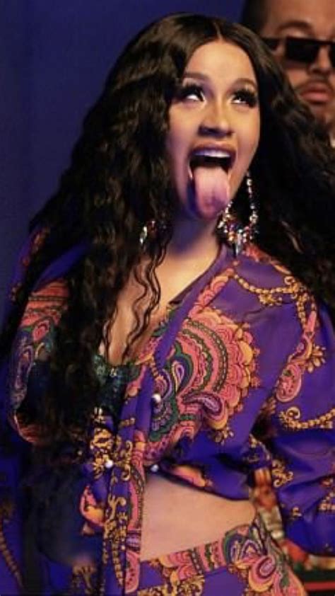 I'd like to kiss her gorgeous tongue! | Cardi b photos ...