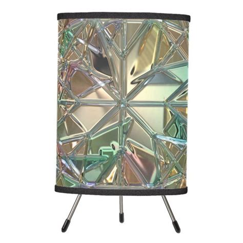 Discover our stylish range of floor lamps and uplighters from modern chrome floor lighting to antique brass lamps. Metallic stained glass look tripod lamp | Zazzle.com in ...