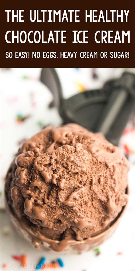 But if you want better ice cream texture, adding about 1/8 teaspoon of xanthan gum powder will do the job. The Ultimate Healthy Chocolate Ice Cream in 2020 | Healthy ...