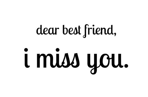 Articulate what you miss in the message. Dear best friend I miss you | We Heart It | friends, Best ...