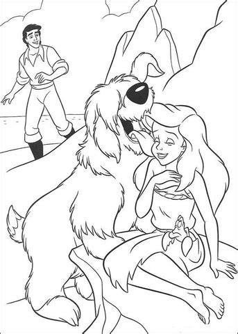 Printabless coloring pagesssrintable rome fontanacountryinn com. Ariel and dog Max coloring page | Free Printable Coloring ...