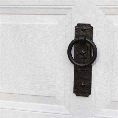 We chose to add magnetic hardware to our garage doors. Cre8tive Hardware Rustic Rings Magnetic Garage Door ...