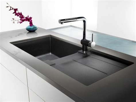 Best kitchen sink with drainboard. Silgranit, Natural Granite Composite top mount Drainboard ...